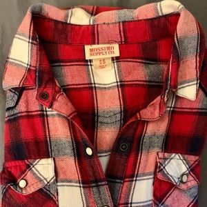 Mossimo (target brand) plaid shirt - red